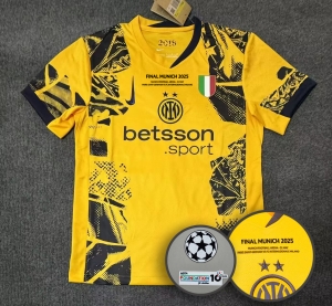 2025 Int Milan Champions League Final Soccer jersey